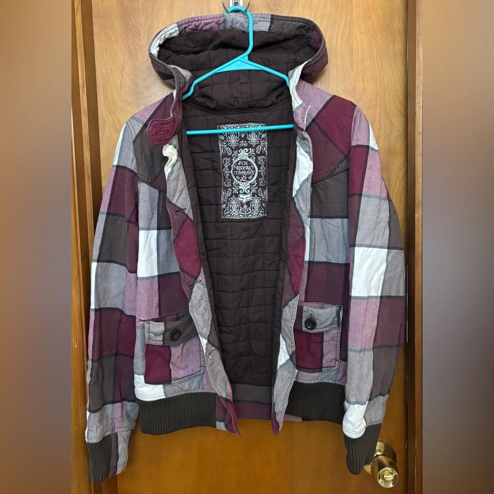 Fox Racing Plaid Quilted Jacket - Picture 3 of 8